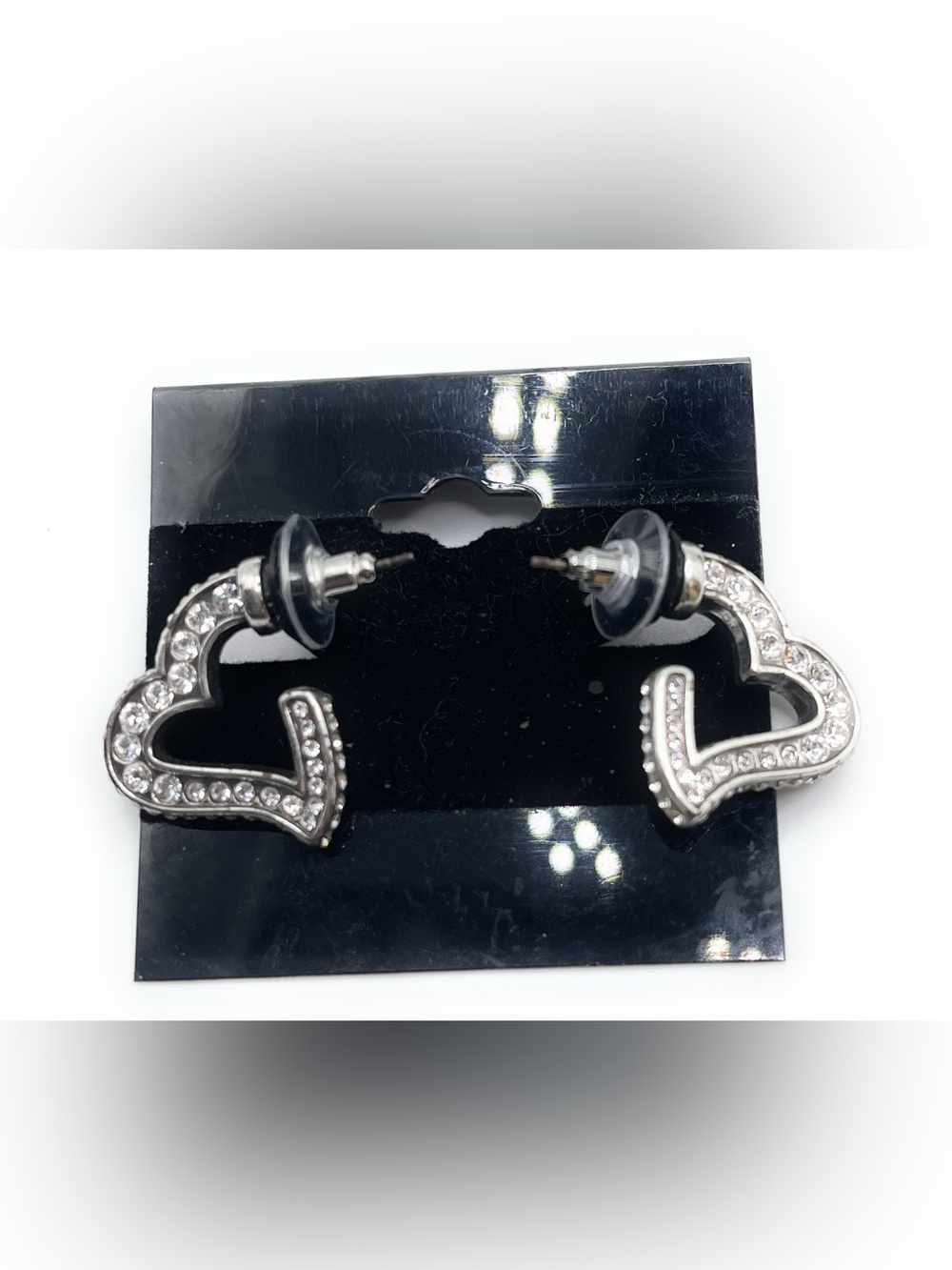 Brighton Crystal Heart Earrings - 3902